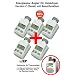 SET 5 x Heizk�rperthermostate mit BOOST Funktion inkl Batterien Heizungregler Heizk�rper Thermostat f�r Heimeier, Honeywell-Braukmann, Oventrop