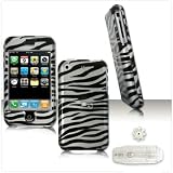 Black and White Stripes Zebra Hard Case Cover For Apple iPhone Protective Premium SNAP-ON