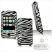 Black and White Stripes Zebra Hard Case Cover For Apple iPhone Protective Premium SNAP-ON