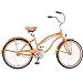 Kids bike girls orange extended frame beach cruiser 24 inch