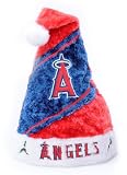 Los Angeles Angels MLB Colorblock Himo Plush Santa Hat