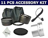 11 Pcs Kit for CANON A720 A710 A700, Includes: 58MM 2.0X High Definition Te ....