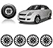 Auto Pearl-Premium Quality Car Full Black Wheel Cover Caps Black 14 inches Press Type Fitting For - Maruti Suzuki Swift Dzire Old RS.1499.00