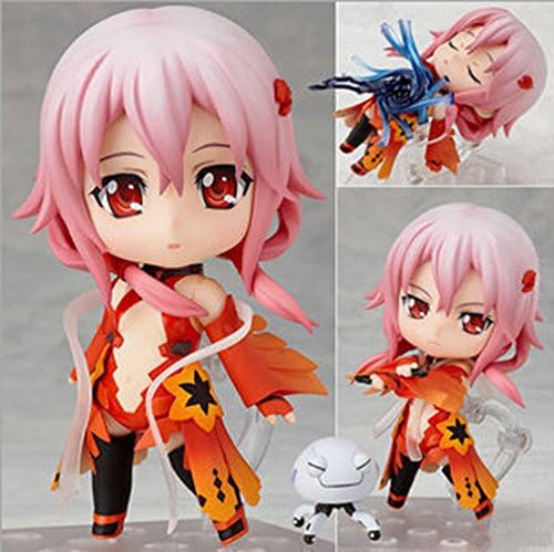 Kibby Guilty Crown YUZURIHA INORI PVC Action Figure 17cm or Q Version of 10cm (10cm Q Version)
