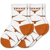 NCAA Texas Longhorns Infant Two Pack Socks All Over Logo