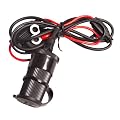 UltimateAddons 12v DC Motorcycle Waterproof Hard-Wire Socket Accessory with 1 Metre Loom