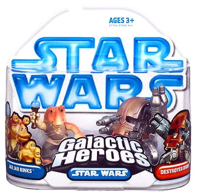 51%2B7NlwO4JL Star Wars Galactic Heroes Jar Jar Binks and amp; Destroyer Droid