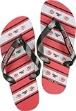 Cincinnati Reds Thematic Striped Flip Flop