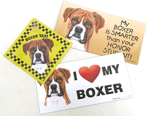 Boxer, Dog Gift Pack, Elegant Three Large Magnet, Gift For, Boac Labrador Lovers, Set of Three