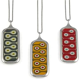 Snake Necklace featuring stainless steel and rubber. Available in 3 colors and 2 lengths 16 and 18....