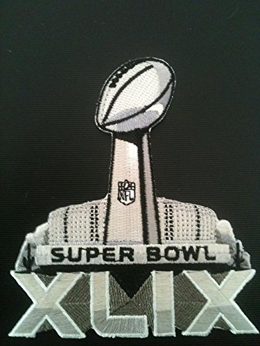 Super Bowl 49 Jersey Patch Superbowl XLIX Embroidered Patch Seattle Seahawks New England Patriots 2015