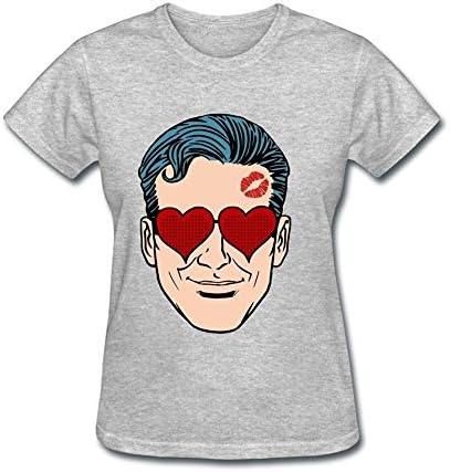 Ling Ben Gg Tee Man Face T-shirt - All Over Print Graphic Rave Shirts Short Sleeve Women S
