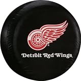 Detroit Red Wings Black Spare Tire Cover