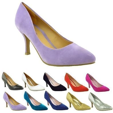 Fashion Thirsty Escarpin Talon Bobine Travail Femme Bout Pointu