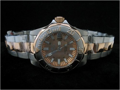 invicta sapphire lady diver stainless steel rose gold womens watch invicta 7067  more detail click!