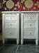 Pair Of Belgravia Shabby Chic Three Drawer Bedside Tables