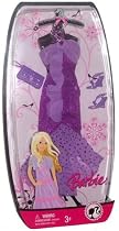 Barbie Fashion 2007 Casual Party Outfit Doll Cloth Assortment M9373 with Lavender Sleeveless Party Dress, Bag and Pair of High Heel Boots