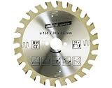 Wolfcraft 6567000 HM-Kreiss&auml;geblatt, 24 Z&auml;hne &Oslash; 160 x 16 x 2,8