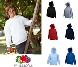Fruit of the Loom Childrens Hooded Sweatshirt Hoodie