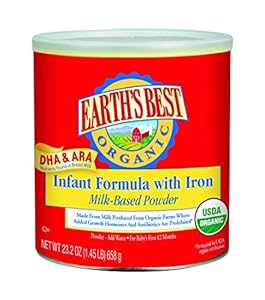 Earth's Best Organic, Infant Formula with Iron, 23.2 Ounce