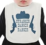 Stranger ranger ネクタイを有する有機ビブ Medium