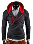 MT Styles Kapuzenpullover mit Zipper...