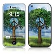 Peace Tree Design Protector Skin Decal Sticker for Apple 3G iPhone / iPhone 3GS 3G S