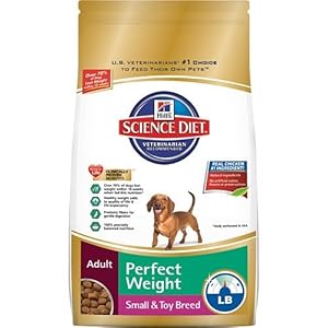 Hill's Science Diet Adult Perfect Weight Small and Toy Breed Dry Dog Food Bag, 4-Pound Hill's Science Diet Adult Perfect Weight Small and Toy Breed Dry Dog Food Bag, 4-Pound