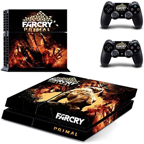 GOOOD PS4 Designer Skin Decal for PlayStation 4 Console System and PS4 Wireless Dualshock Controller - Far Cry:Primal