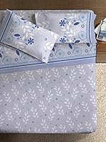 Ipersan Juego De Sábanas Disegno Calendula (Gris/Azul)