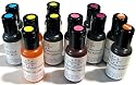 Americolor Amerimist ELECTRIC (Neon) Airbrush Colors. Twelve .70 oz. Bottles, 2 of Each Color