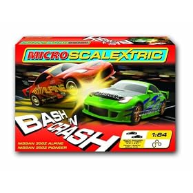Micro Scalextric G1049 1:64 Scale Bash N Crash Race Set