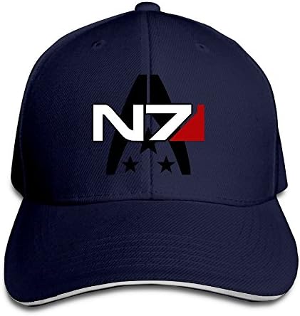 YONLY Mass Effect Alliance N7 Sandwich Cap Navy