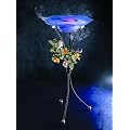Standnebler 'Mystic Pond' mit blauer Glasschale und St�nder