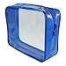 3-Pack Clear Cosmetic Bag - Diaper Bag Organizer Insert - Ocean Blue