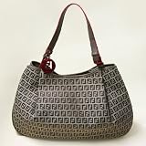 【FENDI　フェンディ】 【ZUCCA】 ショルダーバッグ ベージュカーキ+メタリックレッド 8BH220 HJE F0UME　並行輸入品 UME