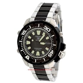 Seiko SKZ253K1 Men's Seiko 5 Automatic Dive Watch Black Dial