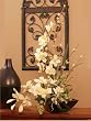 Calla Lily and Silk Orchid Arrangement