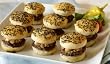 The Perfect Bite Co  Savory Miniatures- Caramelized Onion And Gorgonzola Miniburgers, 12 Count, 12-Ounce Box (Pack of 4)