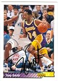 Tony Smith Autographed/Hand Signed Basketball Card (Los Angeles Lakers) 1992 Upper Deck #102
