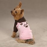 Medium Camp Chew Pink Hoodies Dog Sweatshirt