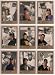 1992 Leaf Studio Portrait (10) Card Lot (Nolan Ryan) (George Brett) (Kirby Puckett) (Cal Ripken Jr.) (Frank Thomas) (Robin Yount) (Paul Molitor) (Randy Johnson) (Tom Glavine) (Darry Strawberry)