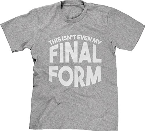 Blittzen Mens This Isnt Even My Final Form, 2XL, Light Gray