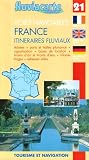 Carte marine : France : Itinéraires fluviaux