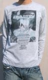 Rock Star Tシャツ ソニック・ユースの楽曲：ピンクストームのイメージをフィーチャーしたフォトタイポデザイン ロングスリーブＴシャツ pinksteam