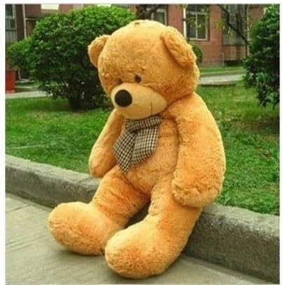 Toy Animal Doll Big Huge Giant 48"Stuffed Plush Bear light brown