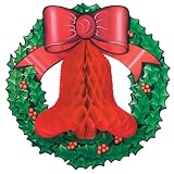 Christmas Wreath & Tissue Bell 12in. Pkg/1
