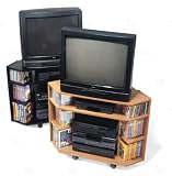 Corner TV Stand - Black