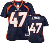 John Lynch Reebok Navy Premier Denver Broncos Women's Jersey - Large