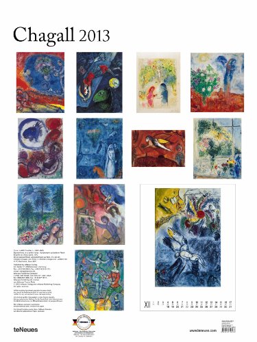 2013 Marc Chagall Super Poster Calendar (Vertical)